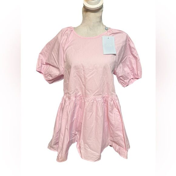 Hill House | NWT | The Francesca Top in Ballerina Pink | Sz XS - Picture 2 of 6